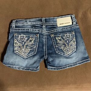 Denim couture shorts size small